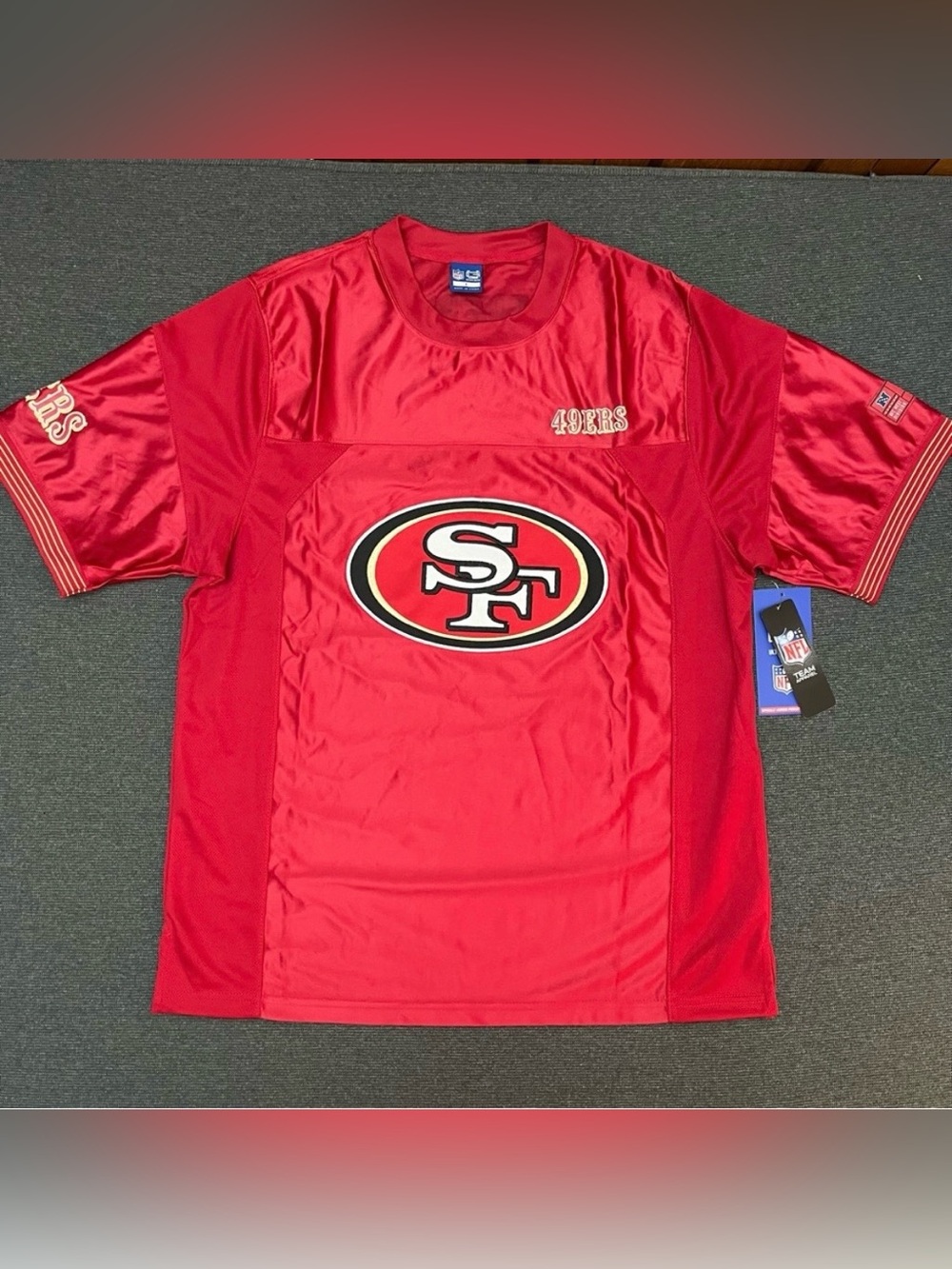New San Francisco 49ers (Men’s size Large) NFL Team Apparel Jersey